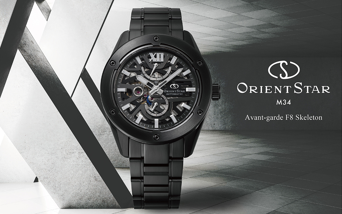 ORIENT STAR 自動巻き時計 黒文字盤