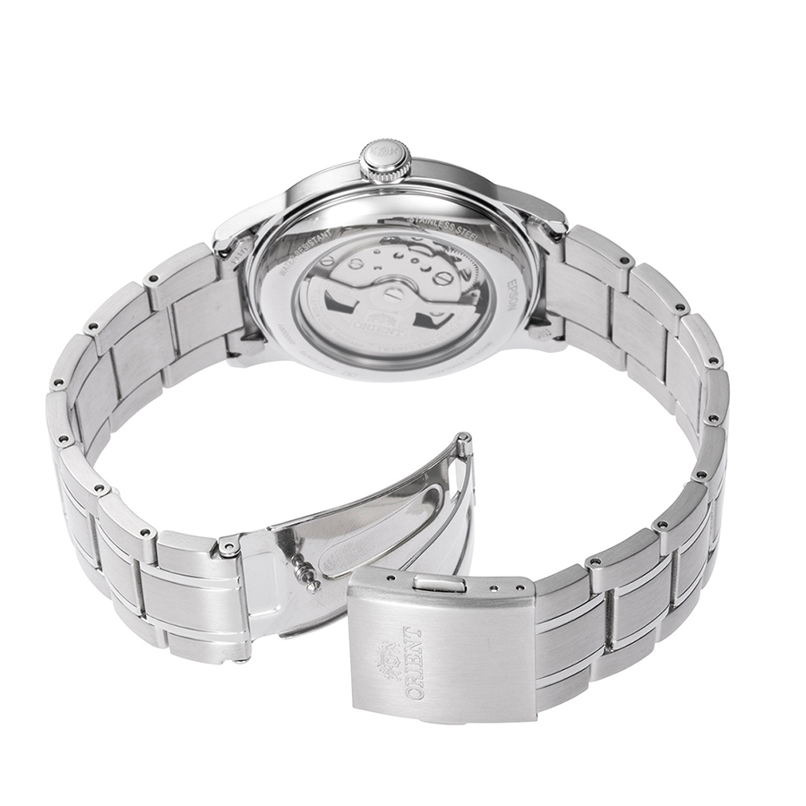 オリエント Bambino バンビーノ 38mm 3針モデル RN-AC0M10L メンズ 腕時計 機械式 自動巻き ライトブルーダイヤルの画像