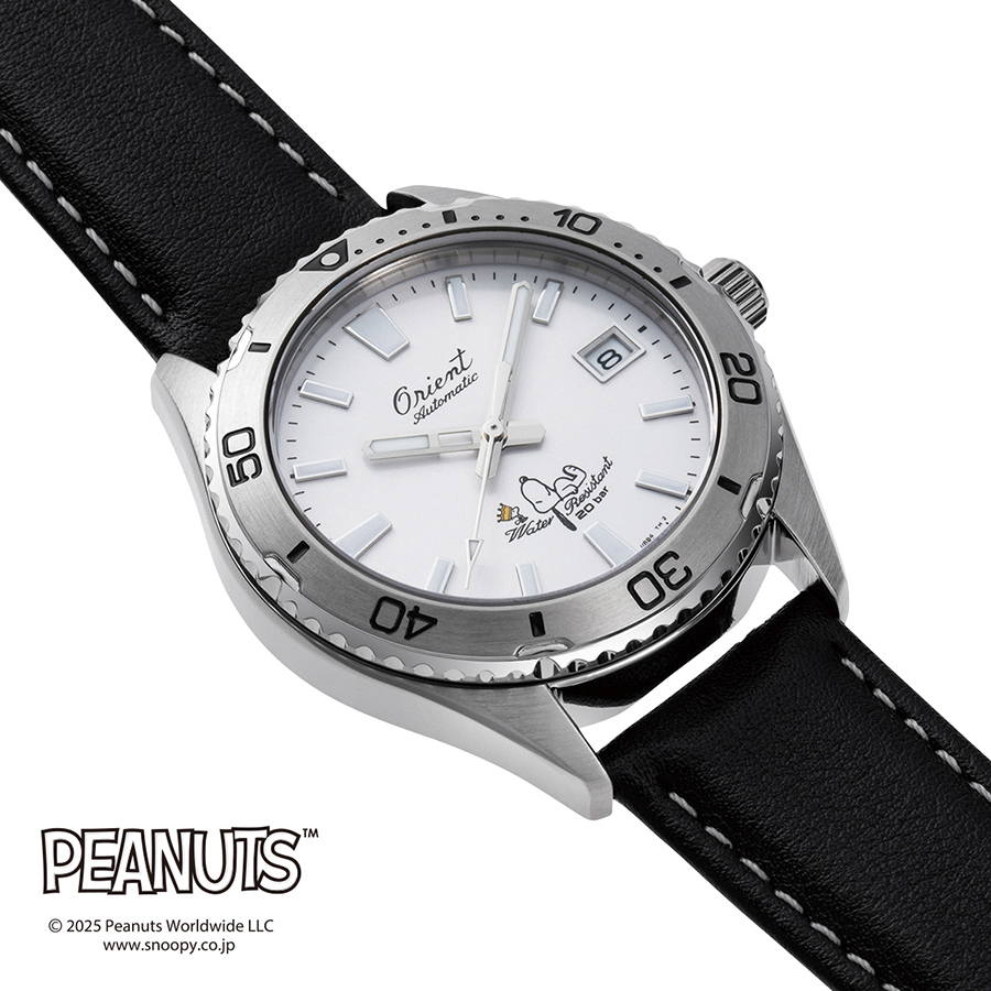 即購入可！Orient 自動巻き時計 スヌーピー 75周年記念