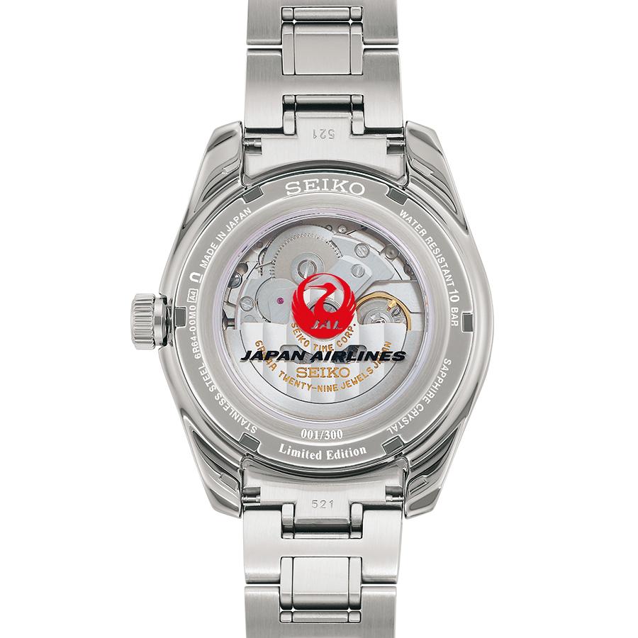 セイコー プレザージュ シャープエッジド JAL国際線就航70周年記念 コラボ 限定モデル SARF025 メンズ 腕時計 自動巻き GMT コアショップ専売｜theclockhouse｜06