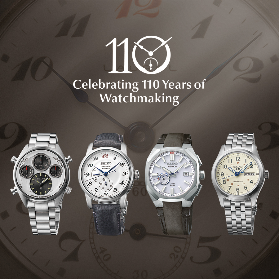 セイコー プレザージュ クラフツマンシップ セイコー腕時計110周年記念