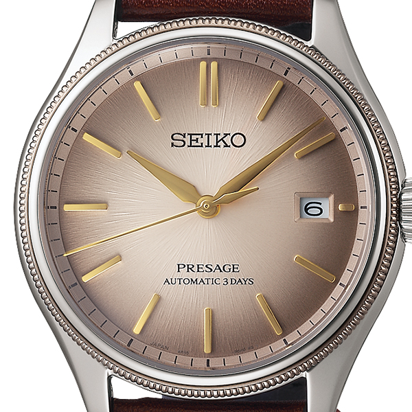 SEIKO 腕時計 ブラウン　タイプ2 セイコー TYPE2 9面カットガラス ブラウングラデーション