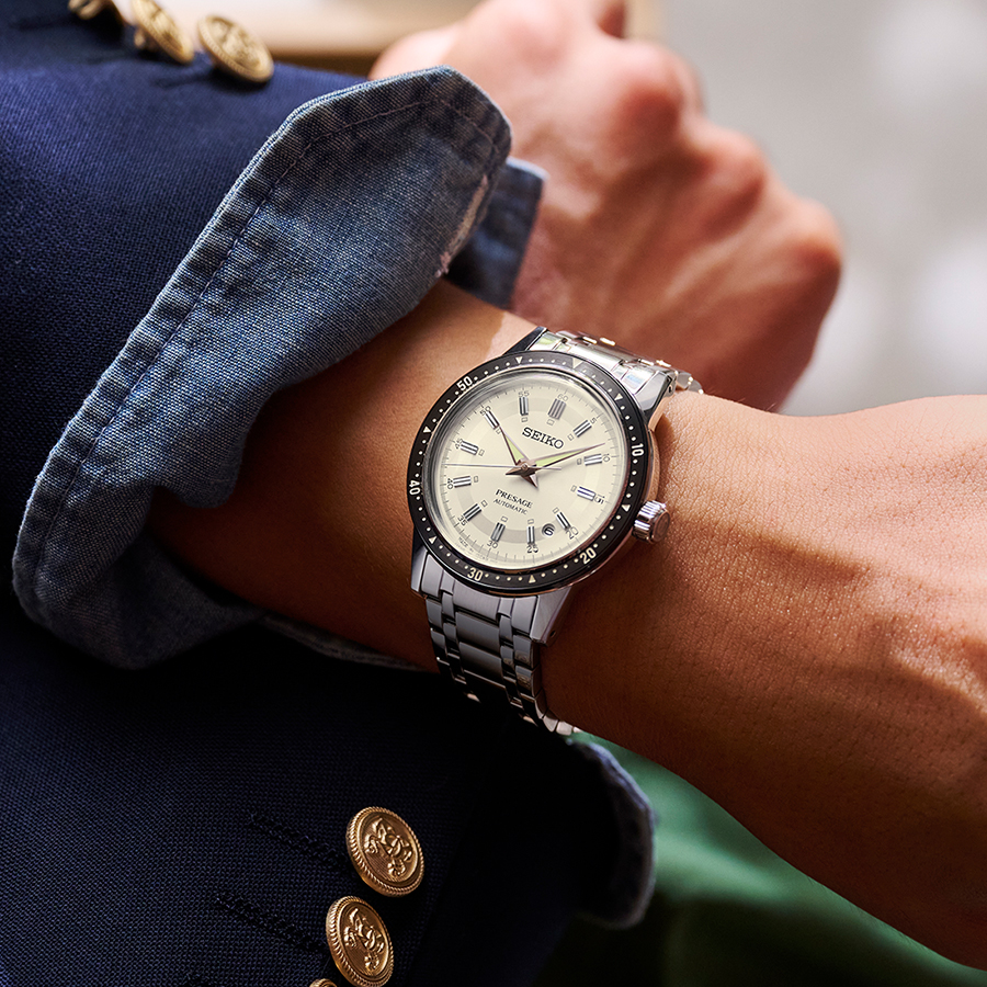 セイコー プレザージュ Style60’s クラウンクロノグラフ 60周年記念 限定モデル SARY235 腕時計 メカニカル 自動巻き ホワイト