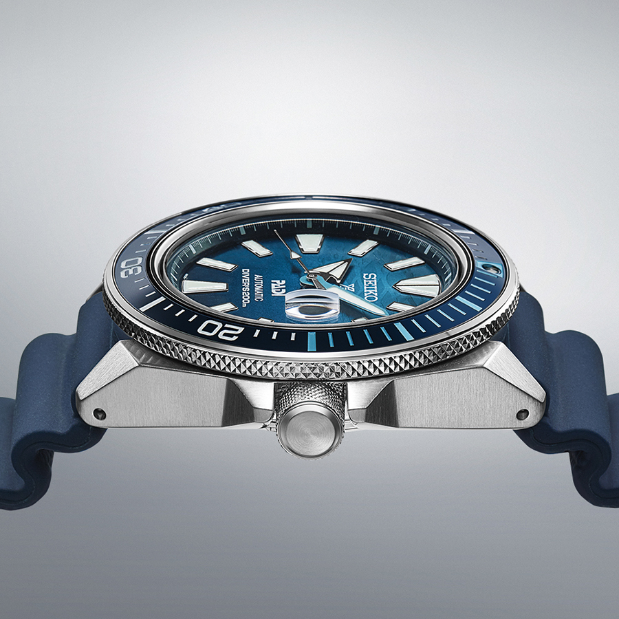 セイコー プロスペックス サムライ PADIスペシャル THE GREAT BLUE SBDY123 メンズ 腕時計 機械式 ダイバーズ ブルー｜theclockhouse｜11