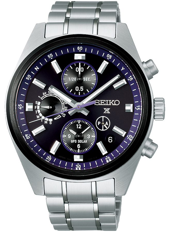 ソーラー電池 SEIKO ルミブライト ブラック文字盤 SEIKO セイコー 電波ソーラー 渡辺力監修モデル メンズ腕時計