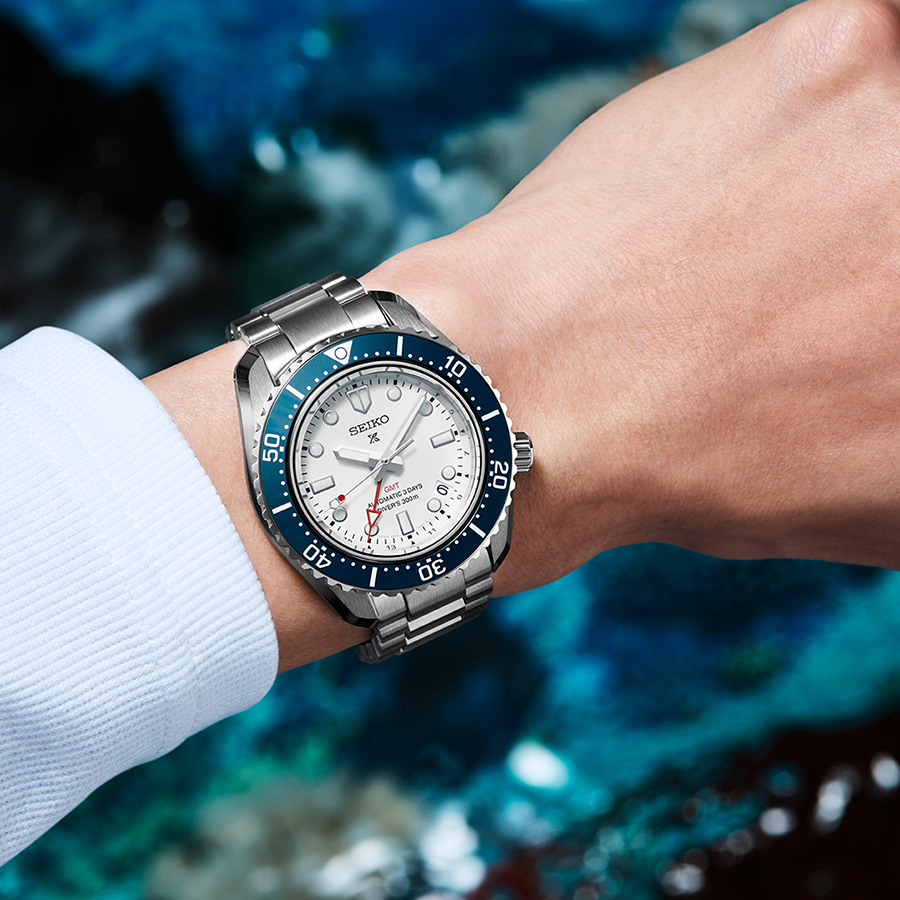 セイコー プロスペックス メカニカルダイバーズ 1968 ヘリテージ GMT SBEJ029 メンズ 腕時計 機械式 ホワイトダイヤルコアショップ専売モデル | PROSPEX | 13