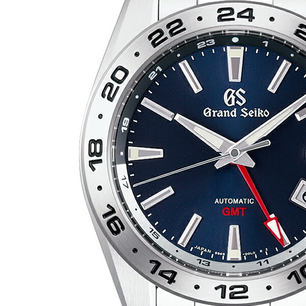 グランドセイコー 9S メカニカル GMT SBGM245 メンズ 腕時計 自動巻き 機械式 ブルー 9S66 大海原｜theclockhouse｜04