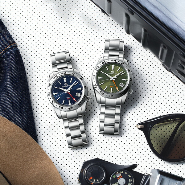 グランドセイコー 9S メカニカル GMT SBGM245 メンズ 腕時計 自動巻き 機械式 ブルー 9S66 大海原｜theclockhouse｜06