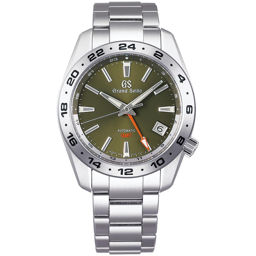 グランドセイコー 9S メカニカル GMT SBGM247 メンズ 腕時計 自動巻き 機械式 カーキ 9S66 荒野｜theclockhouse｜02
