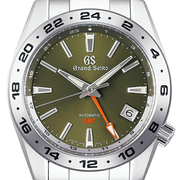 グランドセイコー 9S メカニカル GMT SBGM247 メンズ 腕時計 自動巻き 機械式 カーキ 9S66 荒野｜theclockhouse｜03