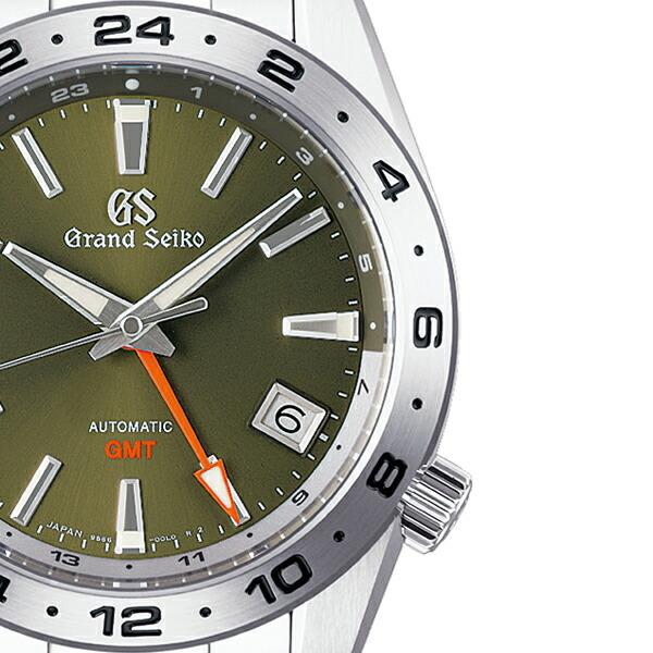 グランドセイコー 9S メカニカル GMT SBGM247 メンズ 腕時計 自動巻き 機械式 カーキ 9S66 荒野｜theclockhouse｜05