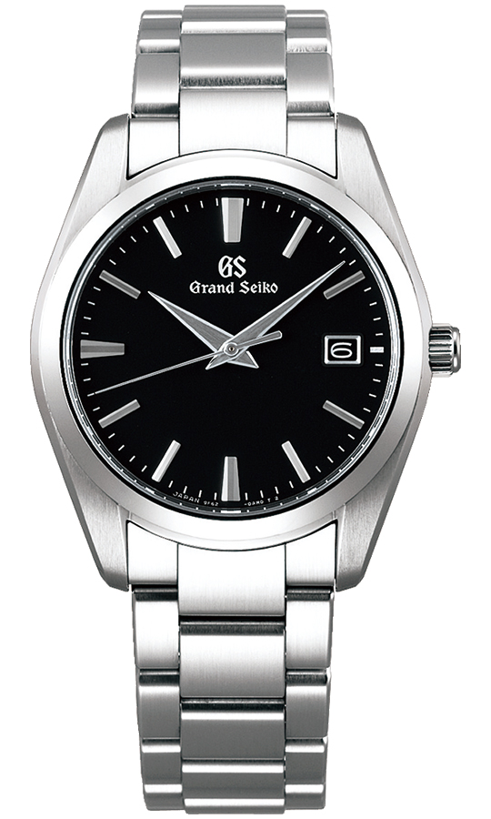 グランドセイコー クオーツ 9F メンズ 腕時計 SBGX261 ブラック メタル 