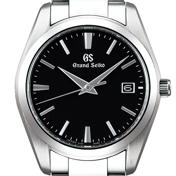 グランドセイコー クオーツ 9F メンズ 腕時計 SBGX261 ブラック メタルベルト カレンダー スクリューバック