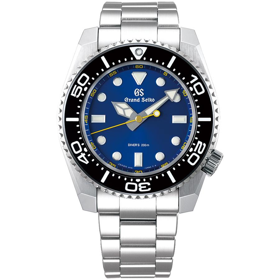 グランドセイコー クオーツ 9F メンズ 腕時計 SBGX337 ブルー ダイバーズ 200m防水 スクリューバック｜theclockhouse｜02