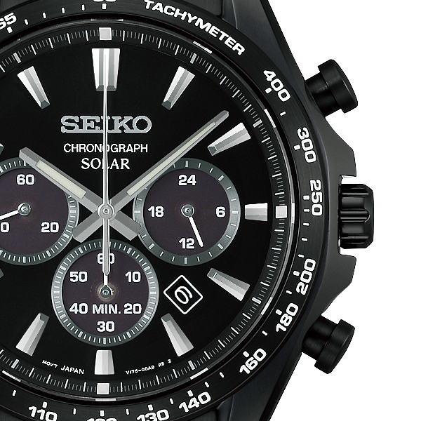 3月6日発売/予約 セイコー セレクション Sシリーズ SBPY187 メンズ 腕時計 ソーラー クロノグラフ オールブラック | SEIKO SELECTION | 04