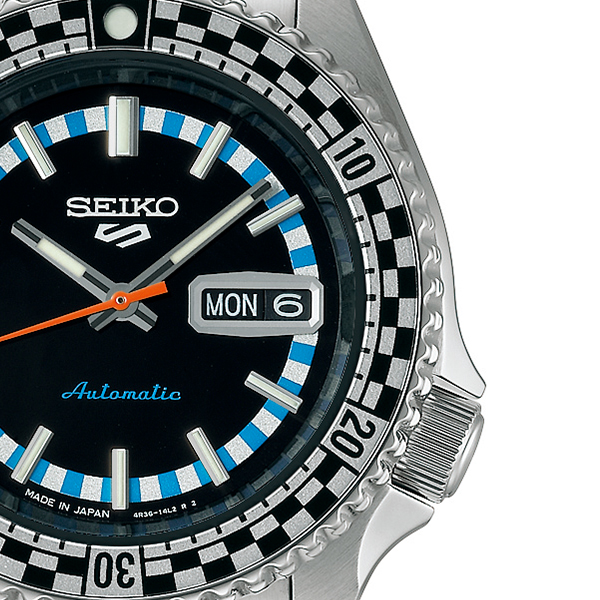 セイコー5 スポーツ SKX スポーツ スタイル レトロカラーコレクション チェッカーフラッグ SBSA245 メンズ 腕時計 メカニカル 自動巻き  日本製
