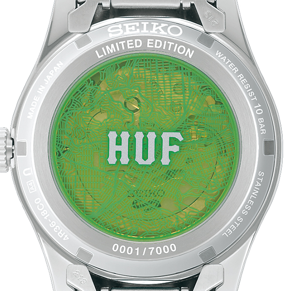 限定モデル　セイコー5スポーツ　SBSA323　国内1000本のみ！ セイコー 5スポーツ HUF コラボレーション 限定モデル SBSA323 メンズ