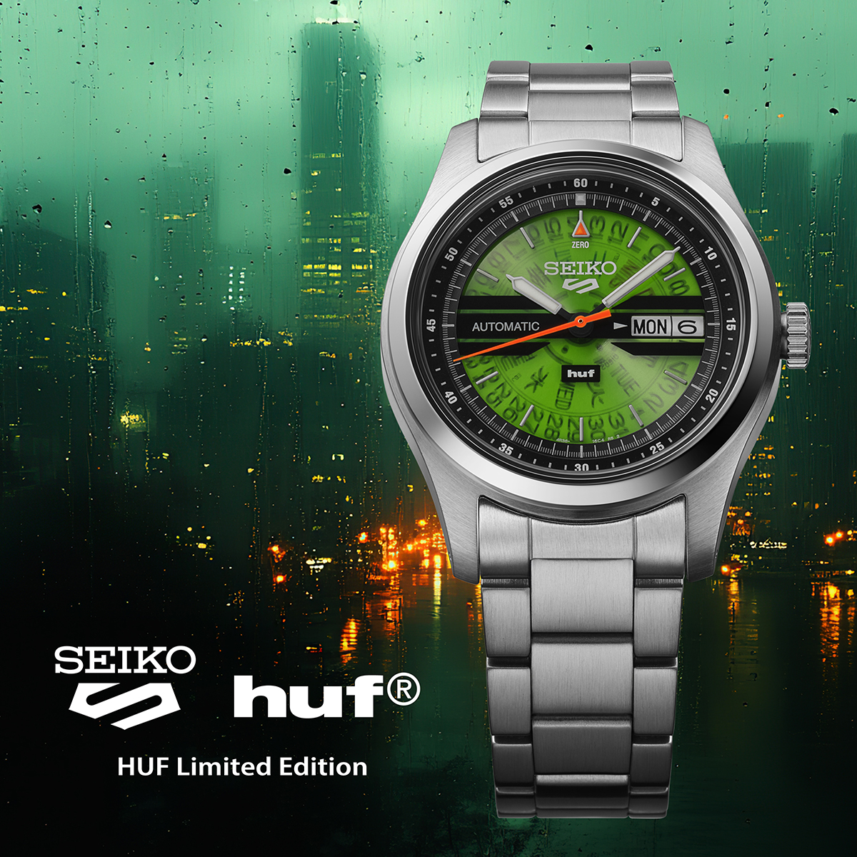 Seiko 5 Sports セイコー 5スポーツ HUF コラボレーション 限定モデル