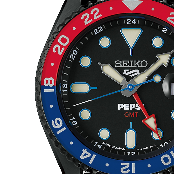さ*煮様 セイコー ペプシ コラボ SBSC023 定価73,700円 シリアル 9月5日発売》セイコー 5スポーツ SKX ペプシ コラボレーション