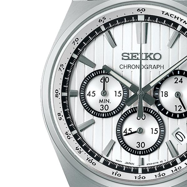 セイコー セレクション Sシリーズ 8Tクロノ SBTR031 メンズ 腕時計 クオーツ クロノグラフ 電池式 ホワイトダイヤル｜theclockhouse｜04