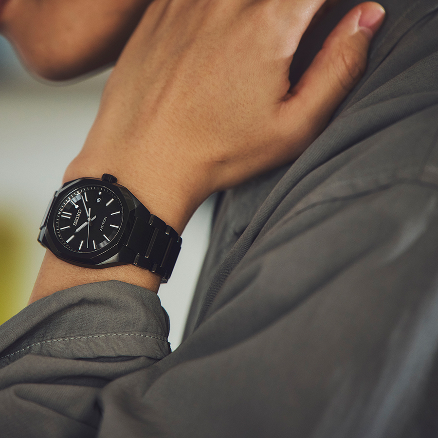 4月19日発売 セイコー アストロン ネクスター 3rd SBXY083 メンズ 腕時計 ソーラー 電波 ブラック チタン 日本製