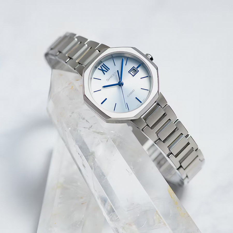 CASIO SHEEN ソーラーパワー　サファイアガラス　5気圧防水 SHEEN（CASIO） 腕時計 Solar Sapphire Model / ソーラーパワー