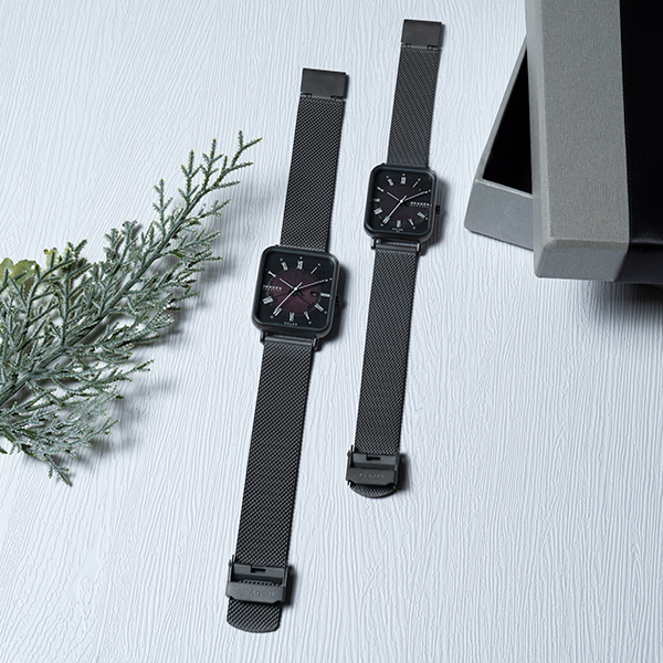 【SKAGEN】RYLE SKW6757 Ryle Solar-Powered Charcoal Stainless Steel Mesh Watch