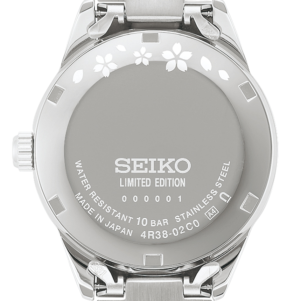 1月9日発売 セイコー セレクション 2026 SAKURA Blooming 限定モデル 逆さ桜 SSDE024 レディース 腕時計 メカニカル 機械式 オープンハート ピンクダイヤル | SEIKO SELECTION | 04