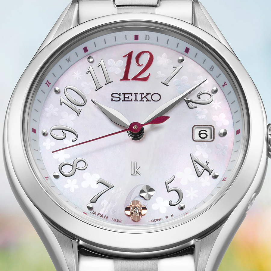 【稼動品】腕時計　SEIKO lk　セイコールキア　電波ソーラー　フラワー セイコー ルキア LUKIA Grow フラワーガーデン SSQW091