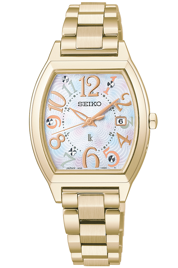 定価10万　保証書付き　新品未使用　SEIKO レディース腕時計 SSQV104 LUKIA セイコー ルキア リバティー ファブリック 限定モデル ポピー