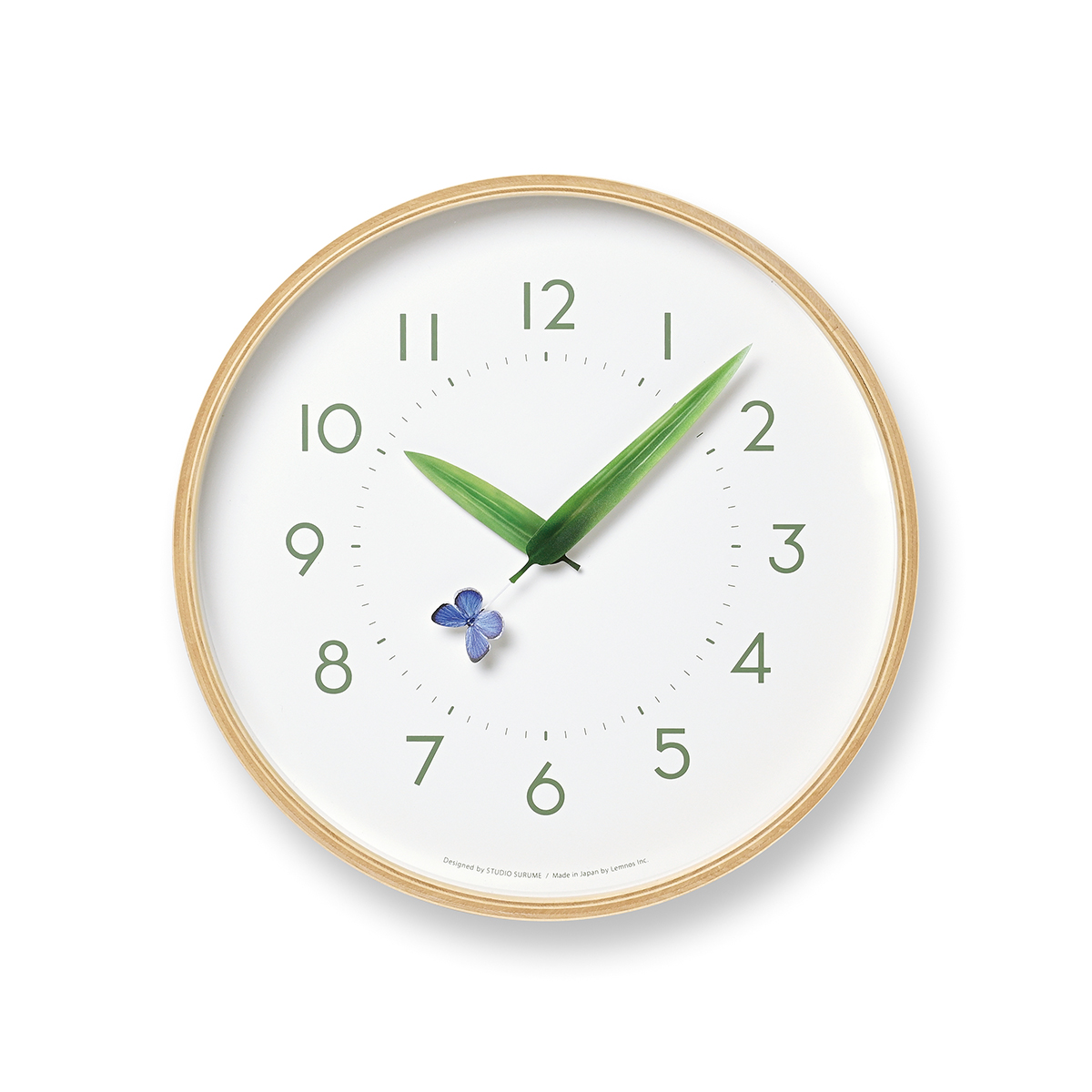 Lemnos（レムノス） タカタレムノス 掛け時計 プレイン とまり木の時計