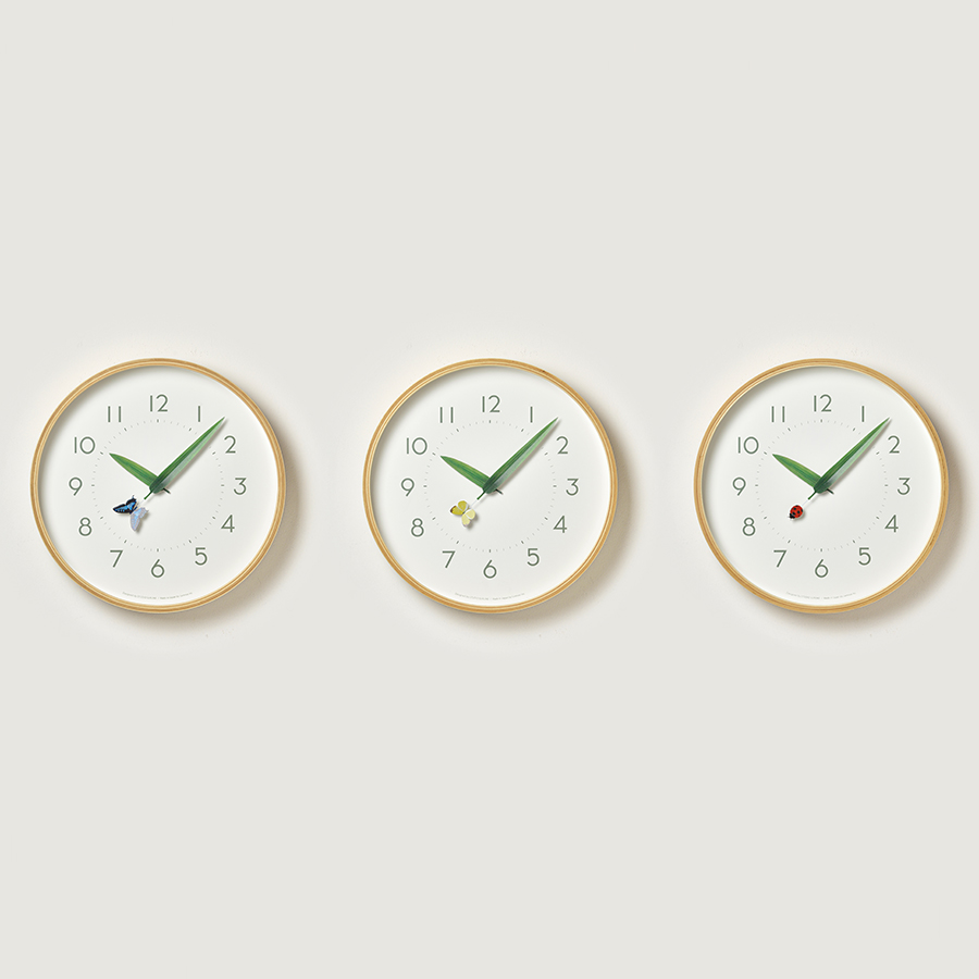 Lemnos（レムノス） タカタレムノス 掛け時計 プレイン とまり木の時計