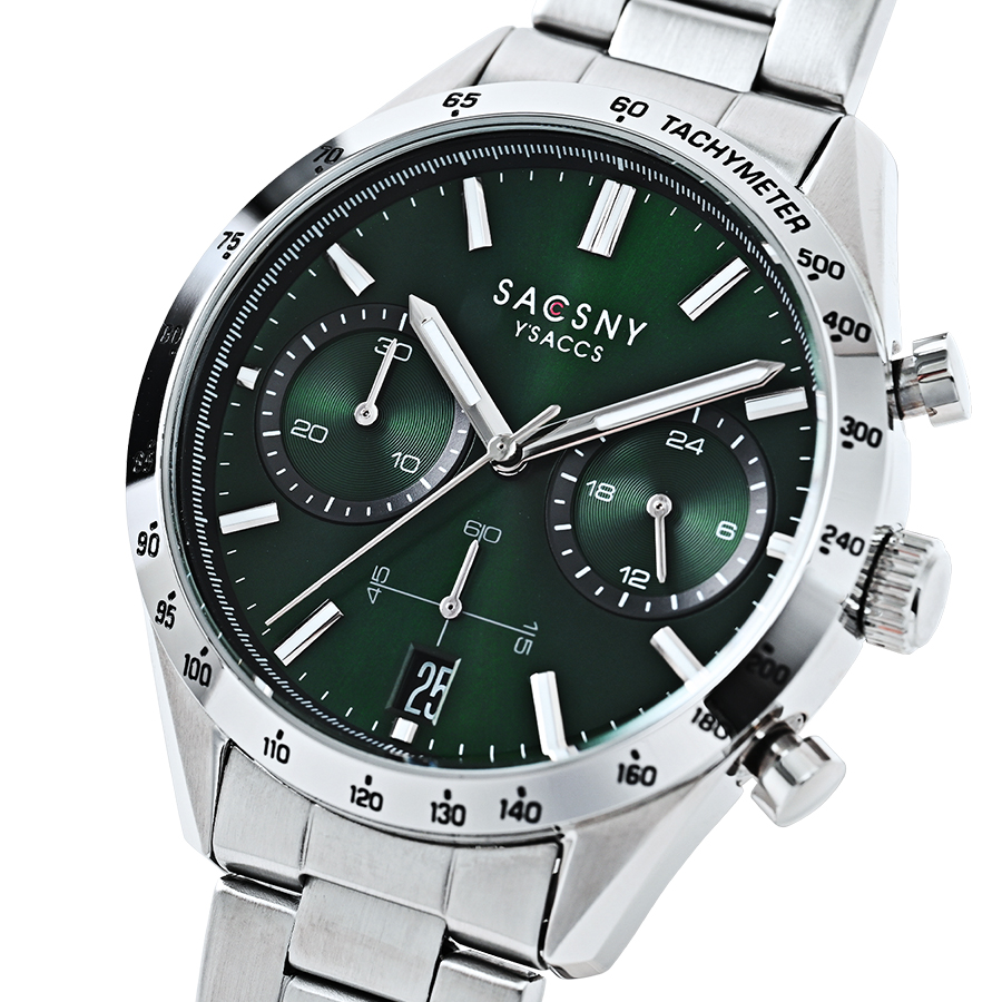 ♥️ 動作品 D&G クロノグラフ ステンレススチール ブラックウォッチ 動作品 D&G クロノグラフ 腕時計 黒