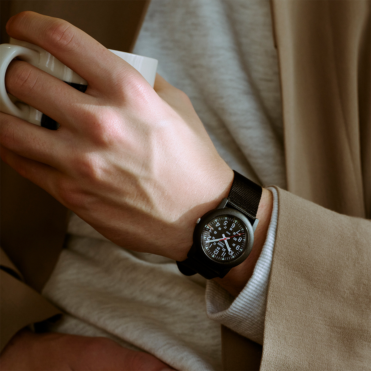 TIMEX（タイメックス） キャンパー 34mm 復刻モデル チビミリ ブラック