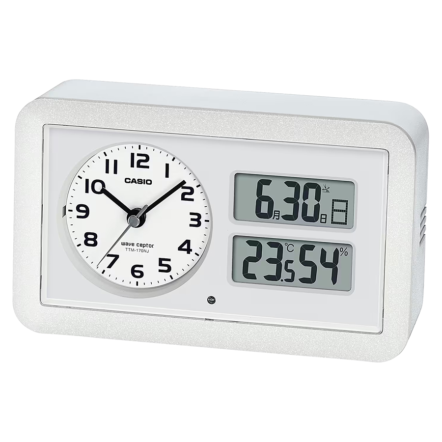 CASIO（カシオ） クロック アナデジ 電波 目覚まし時計 TTM-170NJ-7JF