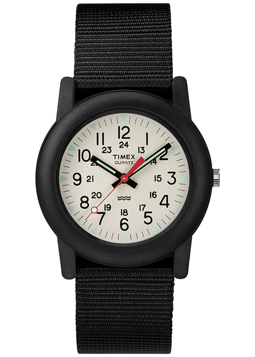 TIMEX タイメックス Camper キャンパー 34mm 日本限定モデル TW2P59700 メンズ レディース 腕時計 クオーツ 電池式  ナイロンバンド ブラック