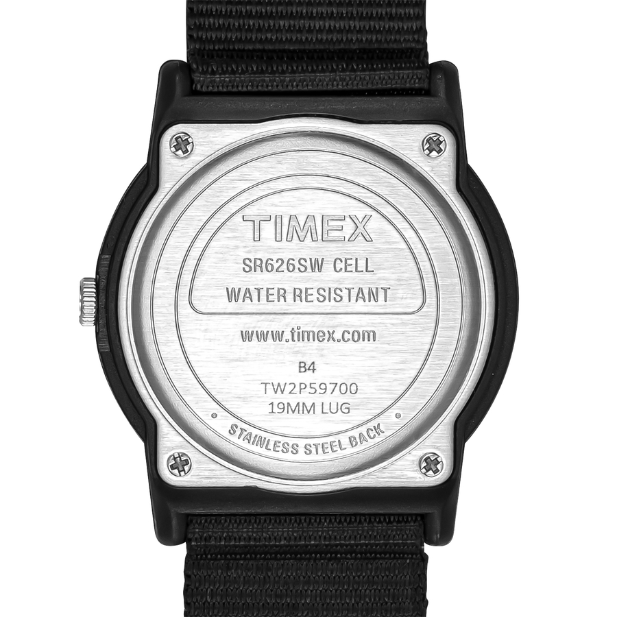 TIMEX タイメックス Camper キャンパー 34mm 日本限定モデル TW2P59700 メンズ レディース 腕時計 クオーツ 電池式 ナイロンバンド ブラック｜theclockhouse｜06