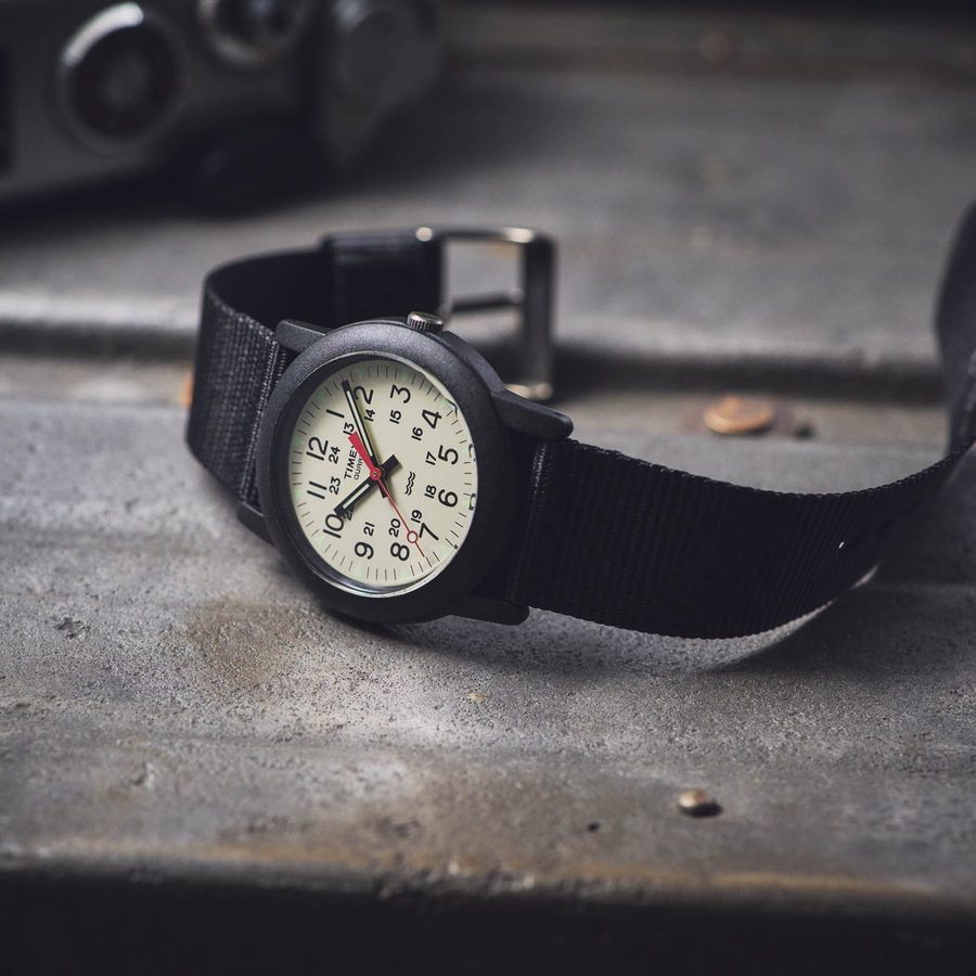 TIMEX タイメックス Camper キャンパー 34mm 日本限定モデル TW2P59700 メンズ レディース 腕時計 クオーツ 電池式 ナイロンバンド ブラック｜theclockhouse｜08