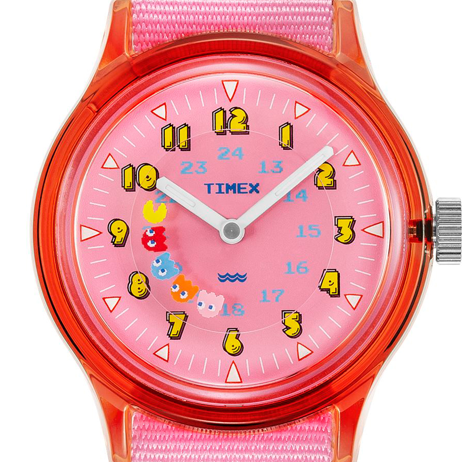 TIMEX タイメックス PAC-MAN パックマン コラボレーションモデル キャンパー TW2V93900 メンズ レディース 腕時計 クオーツ  電池式 ピンク