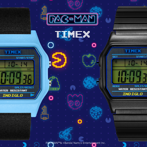 TIMEX タイメックス PAC-MAN パックマン コラボレーションモデル デジタル TW2V94100 メンズ レディース 腕時計 電池式 ブルー