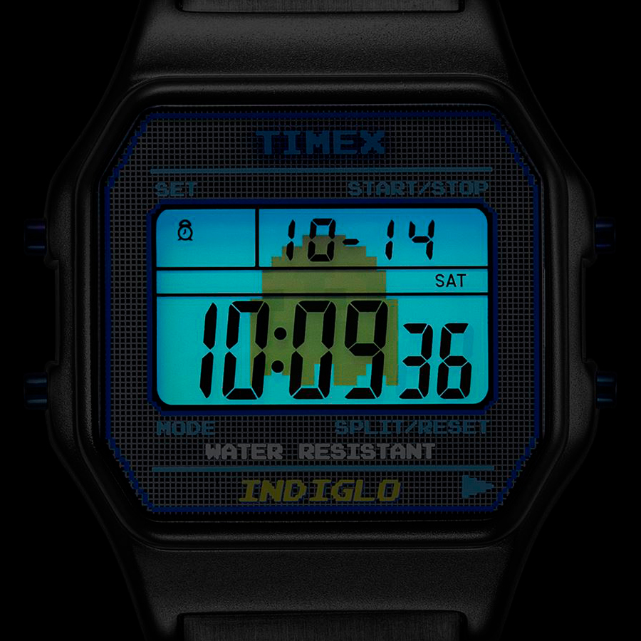 TIMEX タイメックス PAC-MAN パックマン コラボレーションモデル デジタル TW2V94200 メンズ レディース 腕時計 電池式 ブラック｜theclockhouse｜09