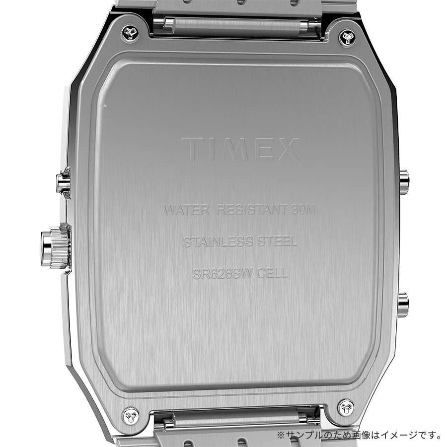 タイメックス Q TIMEX 1982 アナデジ 復刻モデル TW2Y05900 メンズ レディース 腕時計 クオーツ 電池式 シルバーの画像