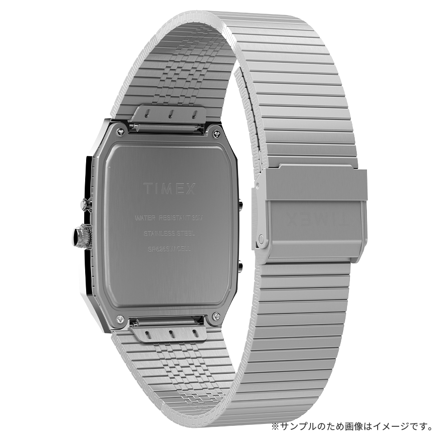 タイメックス Q TIMEX 1982 アナデジ 復刻モデル TW2Y05900 メンズ レディース 腕時計 クオーツ 電池式 シルバーの画像