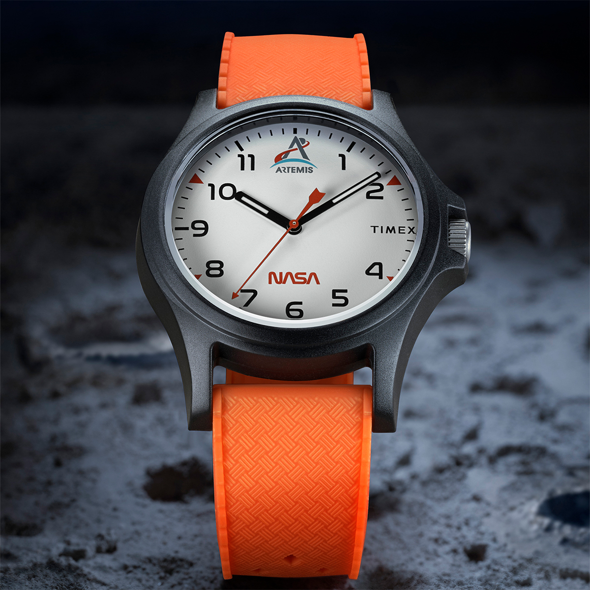 TIMEX EXPEDITION WS4 オレンジ 登山 デジタル NASAアルテミスコレクション [NASA Artemis Collection] 1年保証