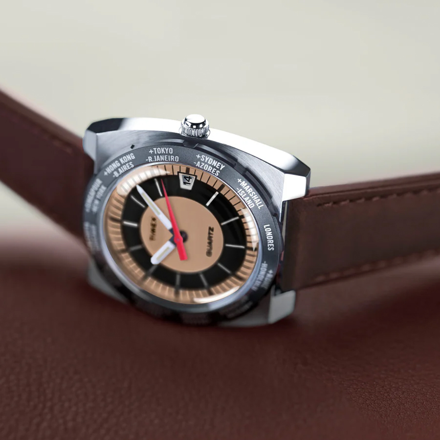 TIMEX（タイメックス） Q TIMEX 1972 ワールドタイム 復刻モデル