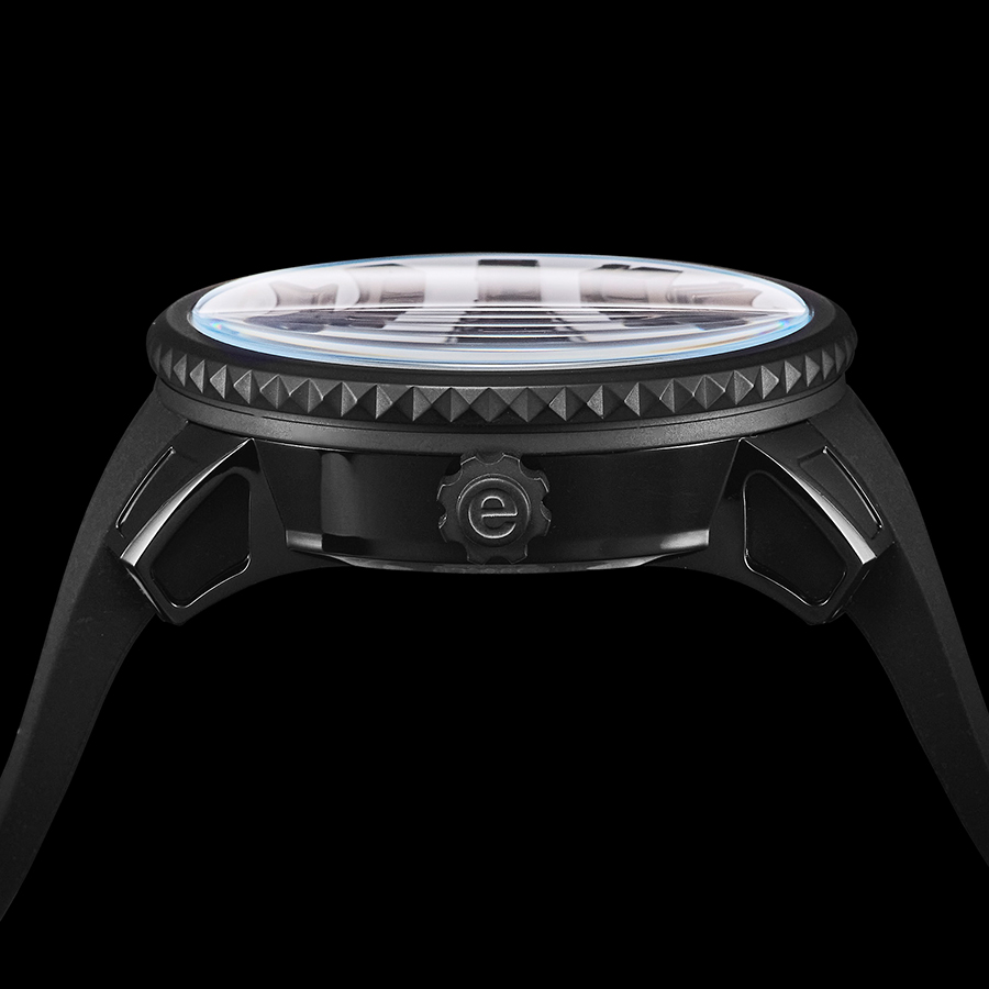 テンデンス ブランダライズド コラボレーション バンクシー コレクション FLOWER BOMBER TY430411 メンズ 腕時計 クオーツ 電池式 ブラックの画像