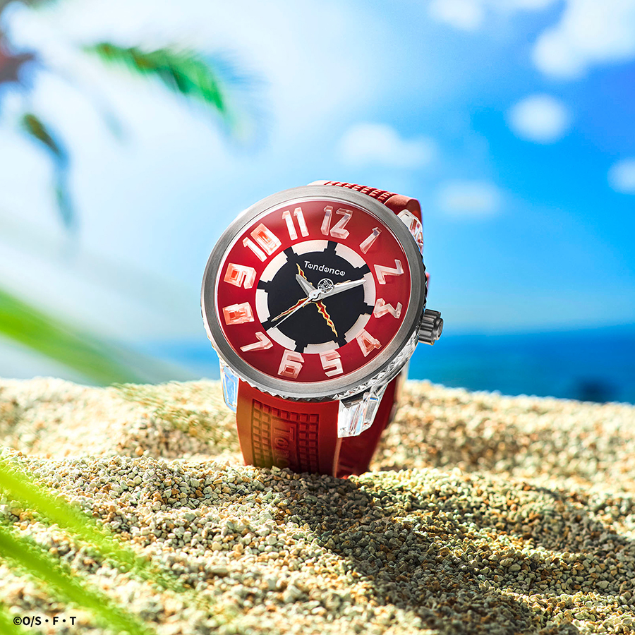 【⭐️未使用❣️稼動⭐️】テンデンス　ワンピース（ルフィ）コラボウォッチ Tendence（テンデンス） ワンピース コラボレーションモデル モンキー