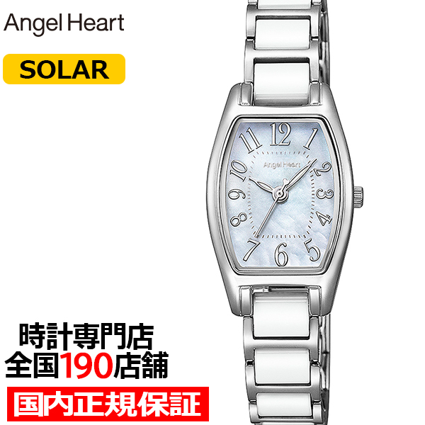 エンジェルハート ラブスポーツ トノー WLS21SS-N レディース 腕時計 ソーラー セラミックブレス シルバー | ANGEL HEART