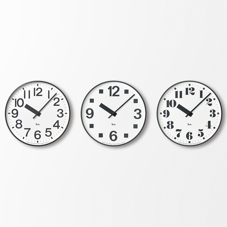 Lemnos（レムノス） リキ パブリック クロック 掛け時計 クオーツ 電池