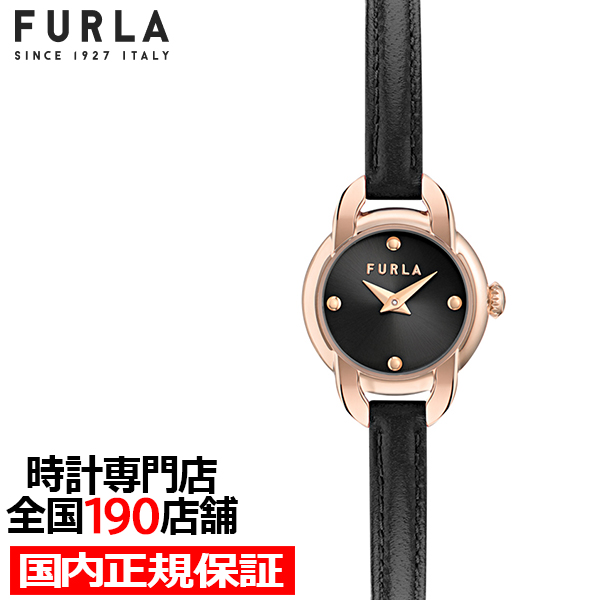 FURLA（フルラ） ミニシェイプ 2針 ブラック WW00064004L3 レディース
